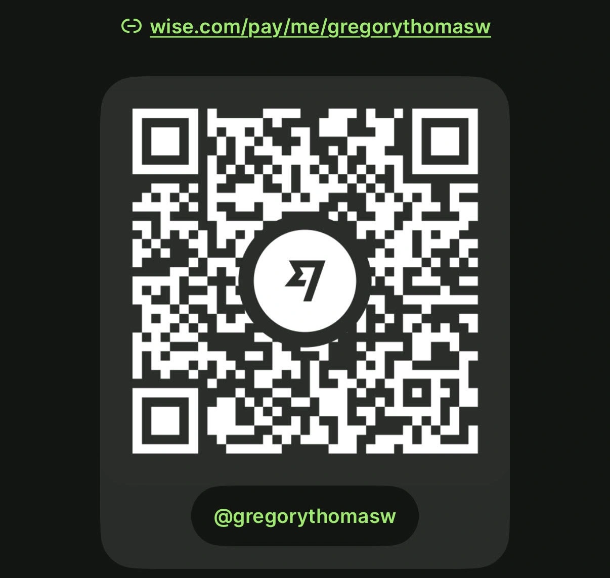 Wise Payment QR Code